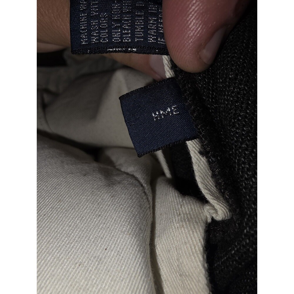 Polo Ralph Lauren Charcoal Grey Heather Textured Pants Mens 36x32 Ankle Zipper - Picture 11 of 11
